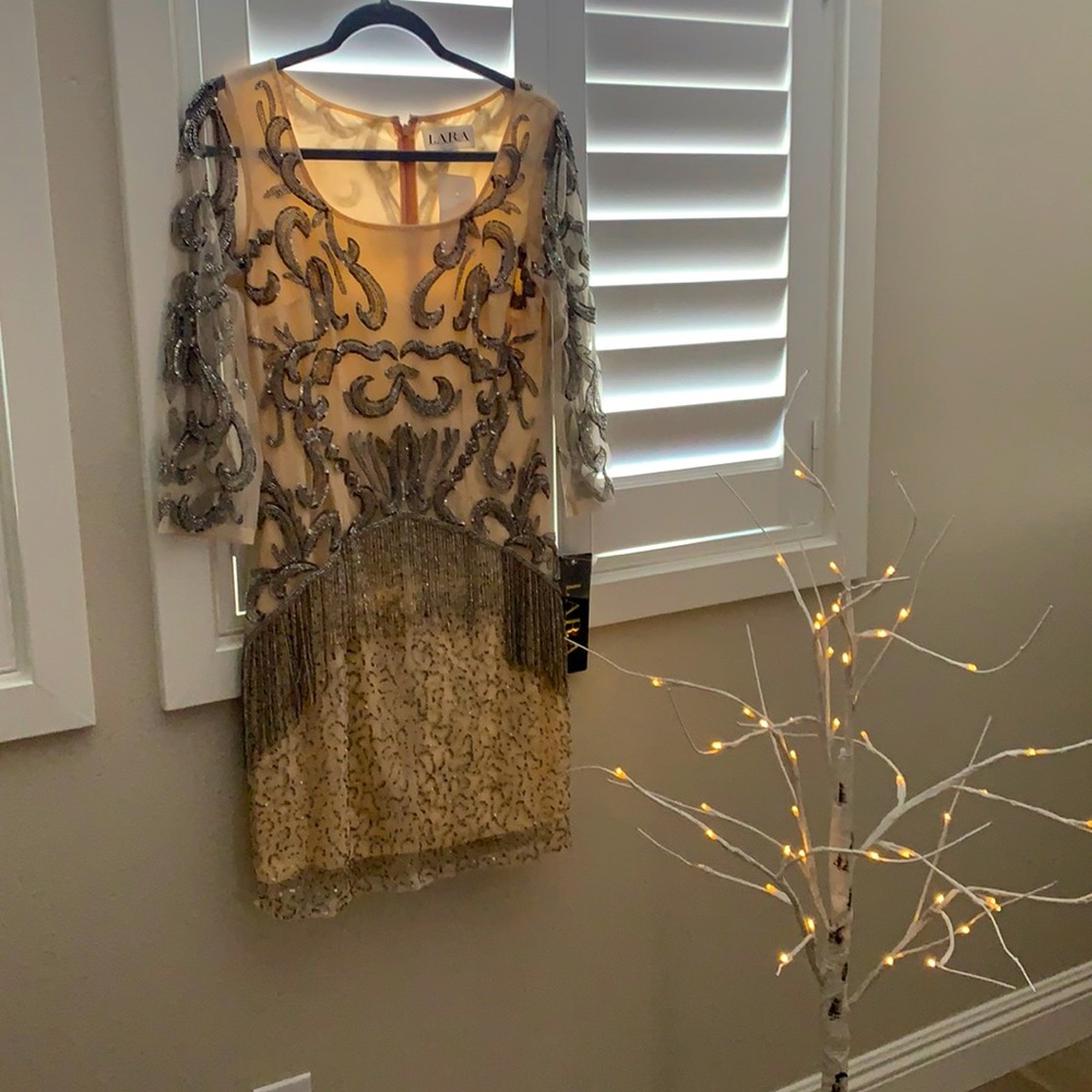 Lara couture beaded dress